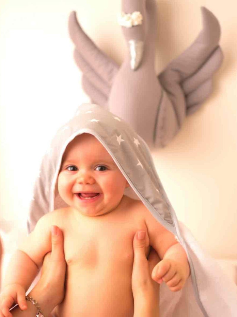 Mantella da bagno in bambù - stella | sevira kids | sevira kids Bianco - Kiabi
