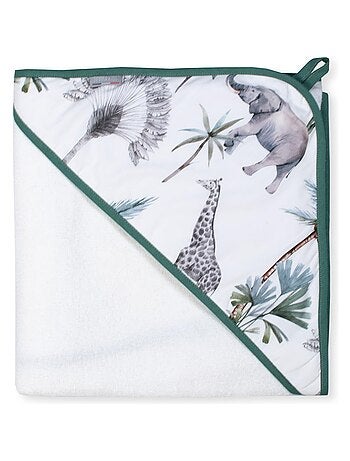 Mantella da bagno in cotone e bambù - safari - SEVIRA KIDS