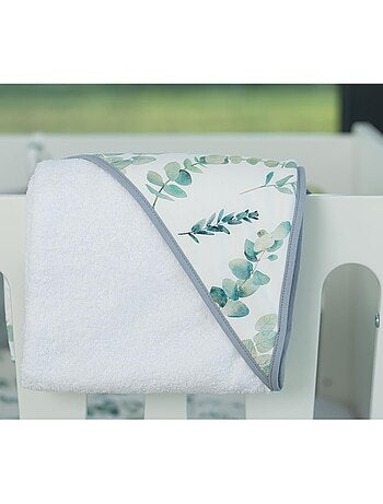 Mantella da bagno in cotone e bambù, eucalyptus | SEVIRA KIDS