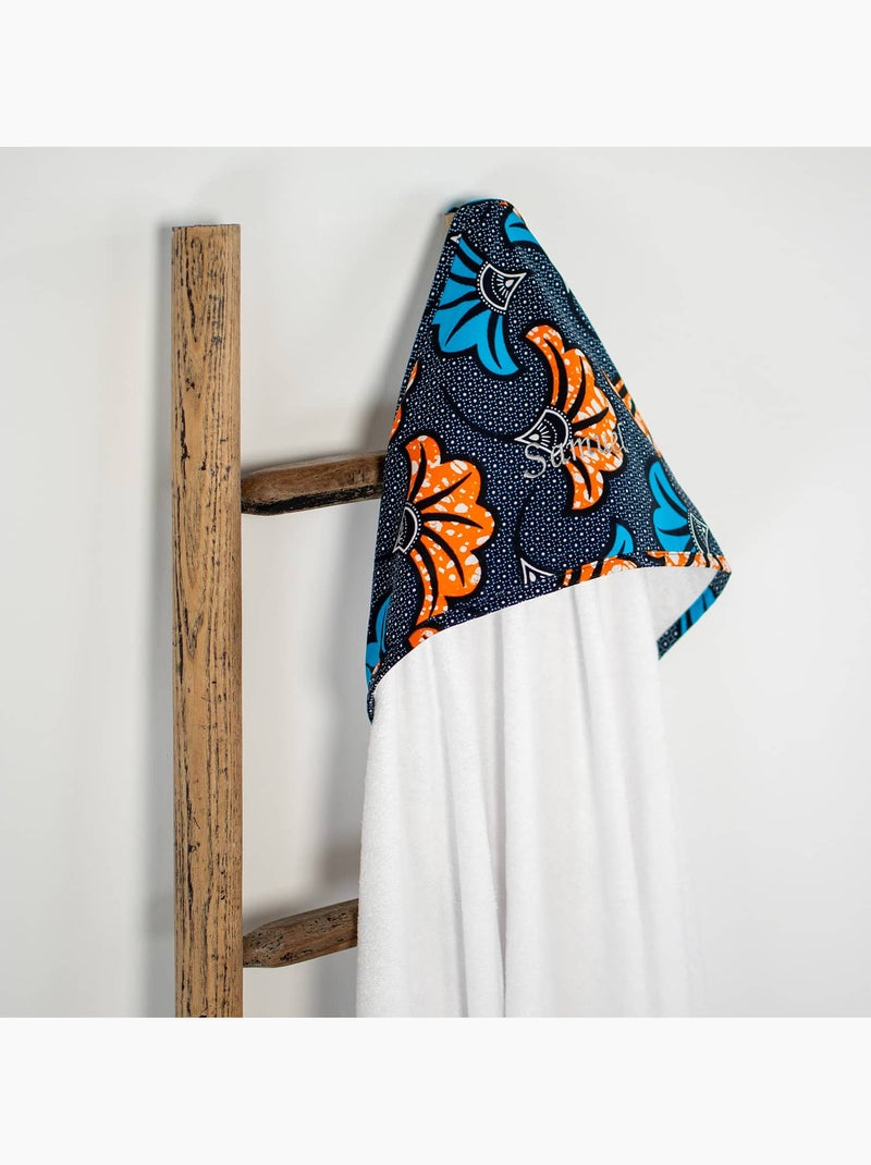 Mantella da bagno in cotone e bambù, wax | sevira kids | sevira kids Bianco - Kiabi