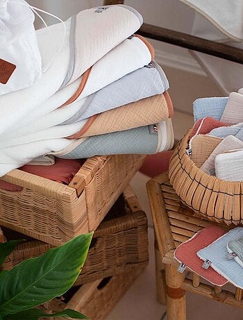 Mantella da bagno in garza di cotone, jeanne - SEVIRA KIDS