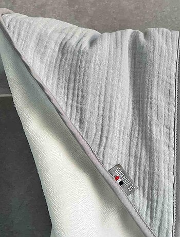 Mantella da bagno in garza di cotone, jeanne | SEVIRA KIDS