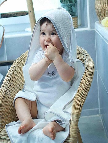 Mantella da bagno in garza di cotone, jeanne | sevira kids | sevira kids