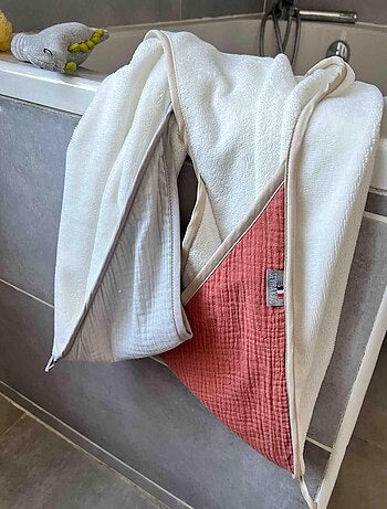 Mantella da bagno in garza di cotone, jeanne | sevira kids | sevira kids