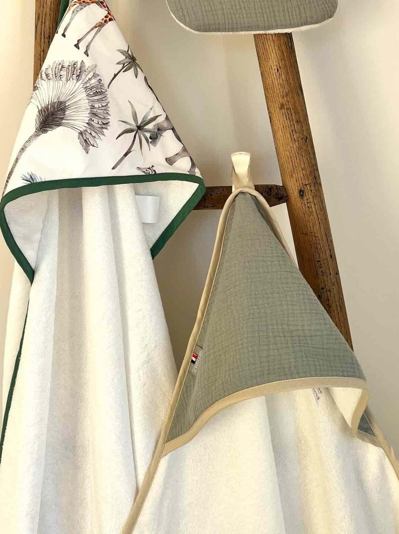 Mantella da bagno in garza di cotone, jeanne | sevira kids | sevira kids Ecru - Kiabi