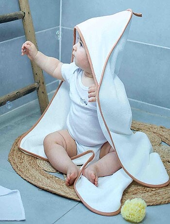 Mantella da bagno in garza di cotone, jeanne | sevira kids | sevira kids