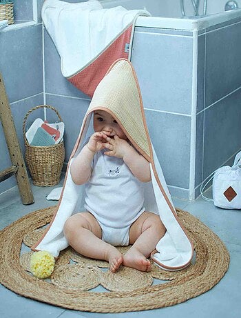 Mantella da bagno in garza di cotone, jeanne | sevira kids | sevira kids