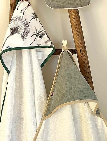 Mantella da bagno in garza di cotone, jeanne | sevira kids | sevira kids