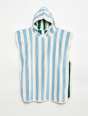 Mantella da bagno in spugna reversibile