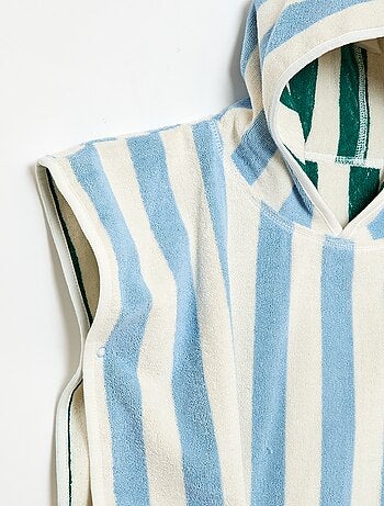 Mantella da bagno in spugna reversibile