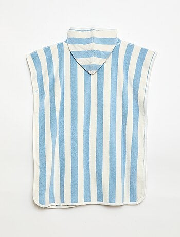 Mantella da bagno in spugna reversibile