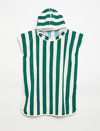 Mantella da bagno in spugna reversibile