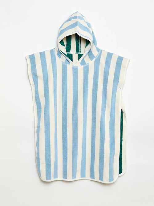 Mantella da bagno in spugna reversibile - Kiabi