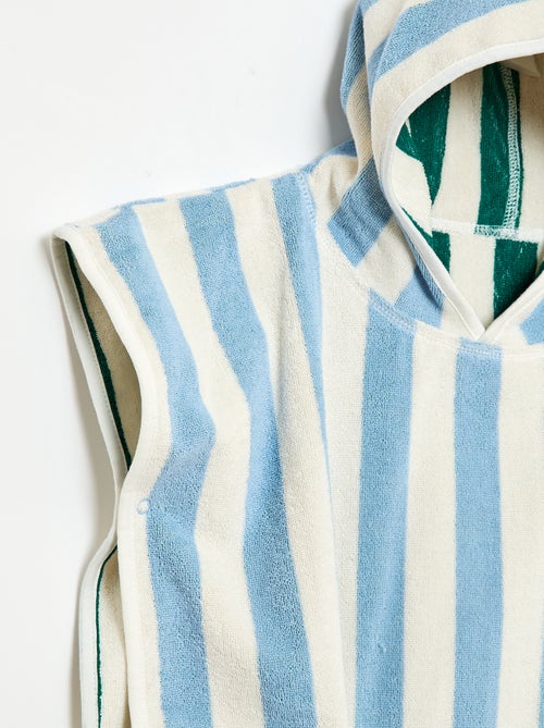 Mantella da bagno in spugna reversibile - Kiabi