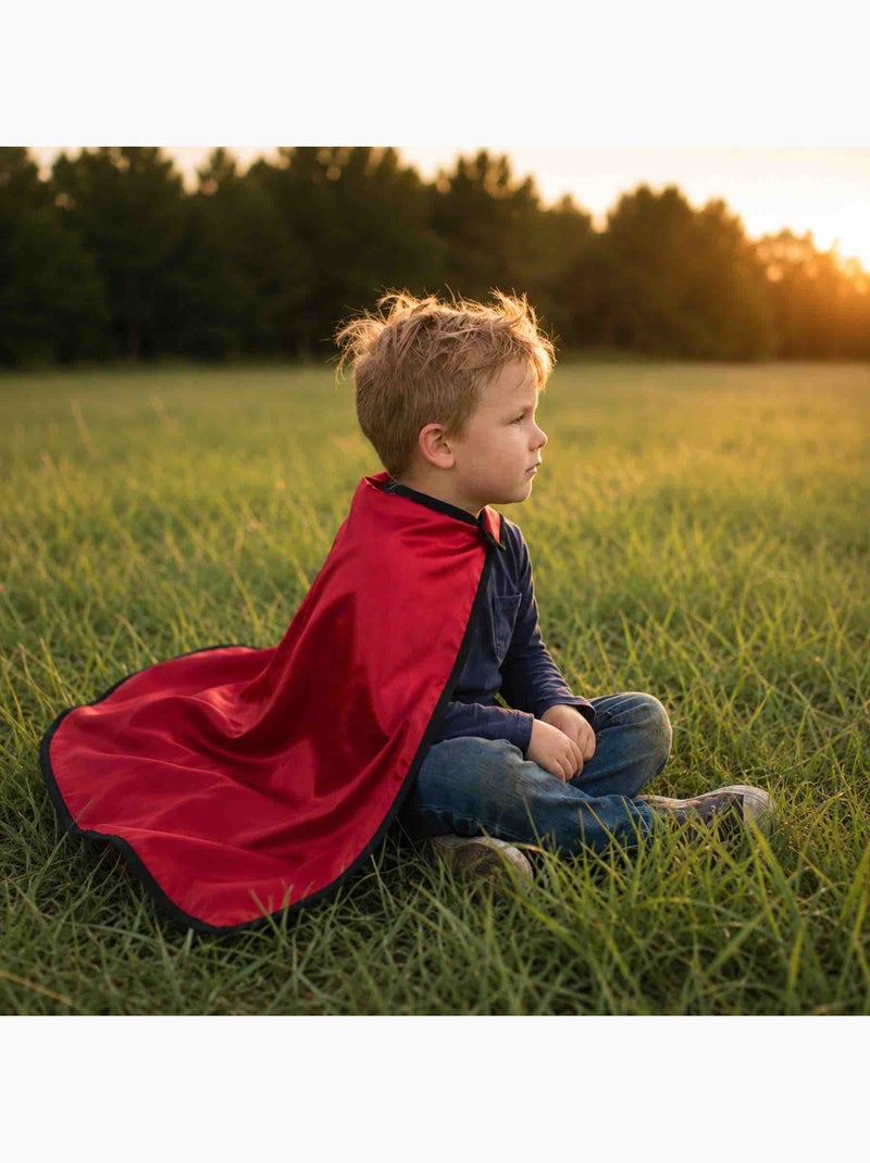 Mantella da colorare in cotone per bambini supereroe | great pretenders | great pretenders Rosso - Kiabi