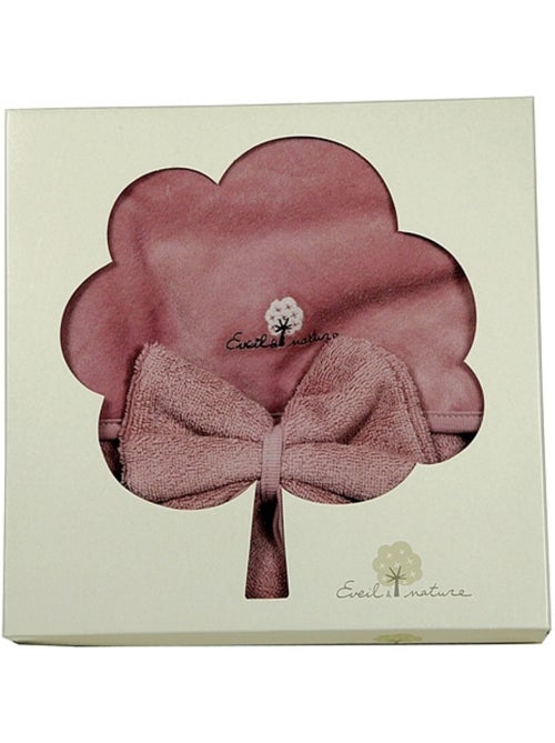 Mantella e guanto da bagno in cotone biologico - Kiabi