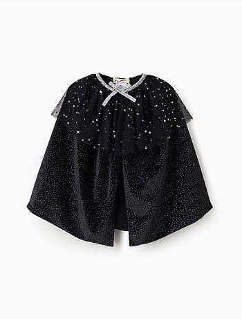 Mantella in velluto con pois in lurex