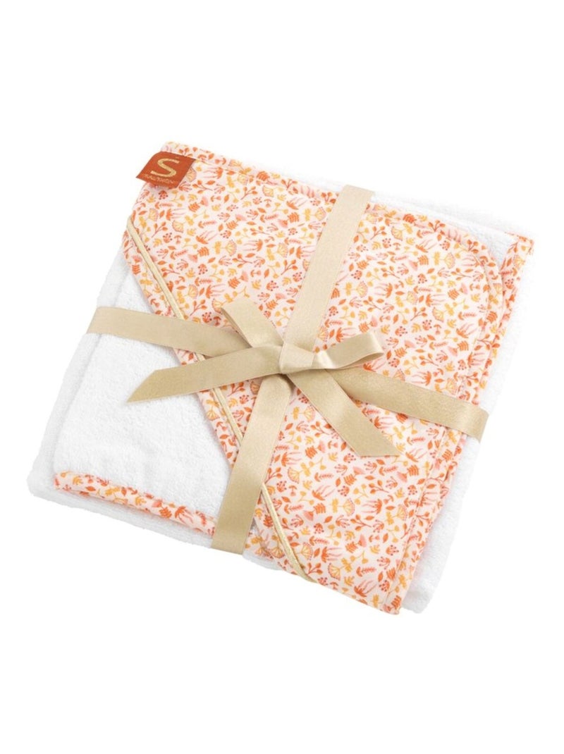 Mantellina e guanto da bagno in cotone - SAUTHON Bianco - Kiabi