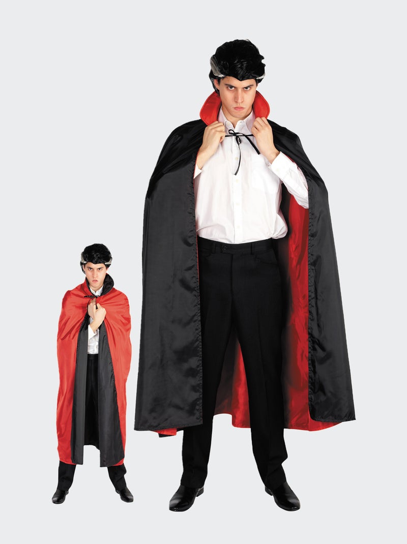 Mantello double face da vampiro NERO - Kiabi
