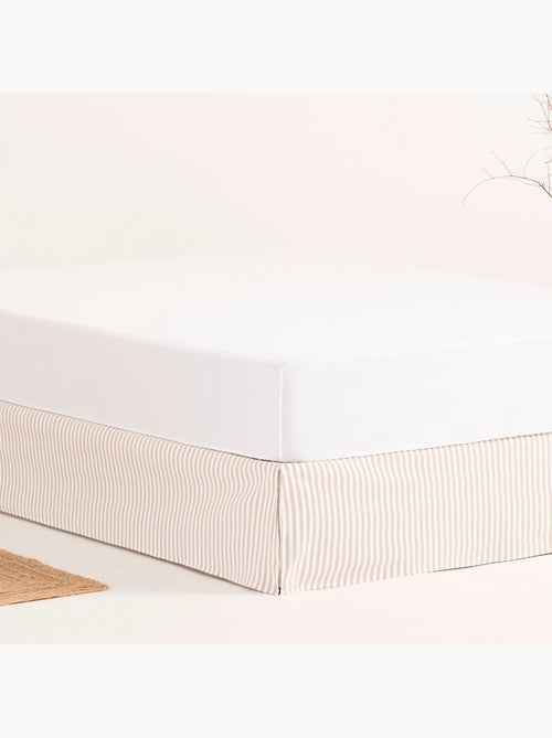 Mantovana per letto, gonna letto protettiva. Coprirete a righe - Gamusi. - Kiabi