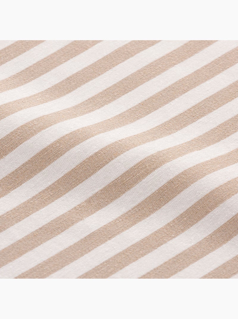 Mantovana per letto, gonna letto protettiva. Coprirete a righe - Gamusi. Beige - Kiabi