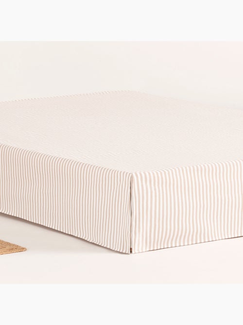 Mantovana per letto, gonna letto protettiva. Coprirete a righe - Gamusi. - Kiabi