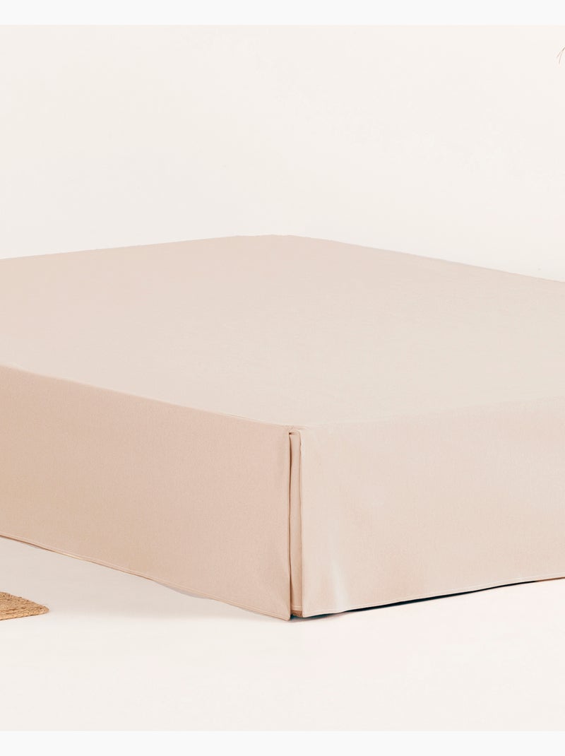 Mantovana per letto, gonna letto protettiva. Coprirete tinta unita - Gamusi. Beige - Kiabi