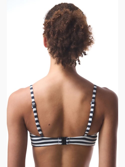 Marbel bikini a righe con scollo a v e ferretto penti - Kiabi