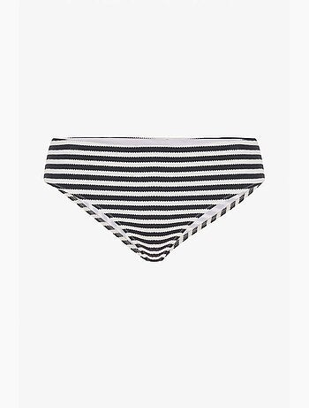 Marbel hipster slip bikini a righe penti