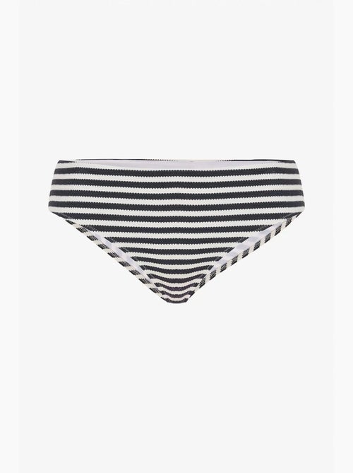 Marbel hipster slip bikini a righe penti - Kiabi