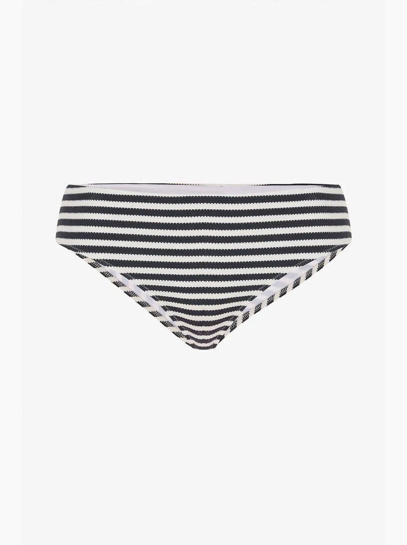 Marbel hipster slip bikini a righe penti Blu Bianco - Kiabi