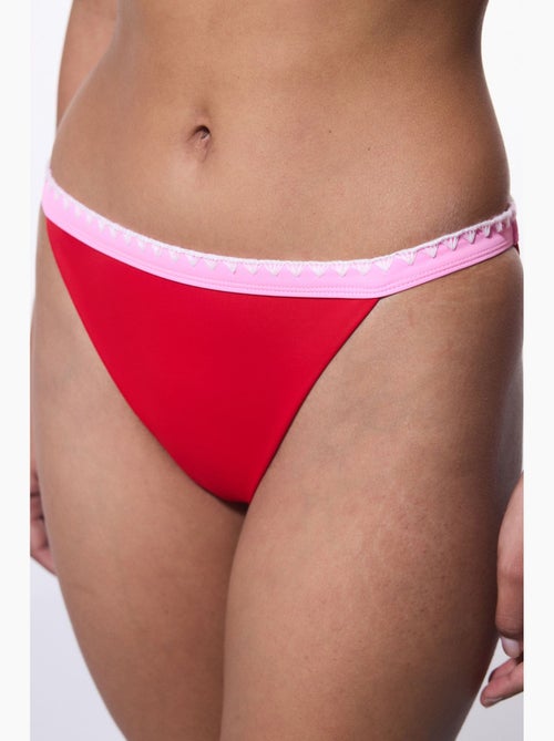 Marbella slip bikini a vita molto bassa penti - Kiabi Marbella slip bikini a vita molto bassa penti - Kiabi