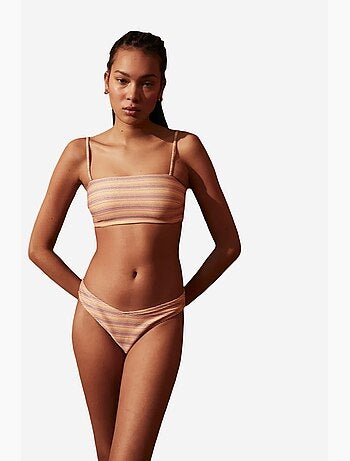Margot slip bikini a righe penti