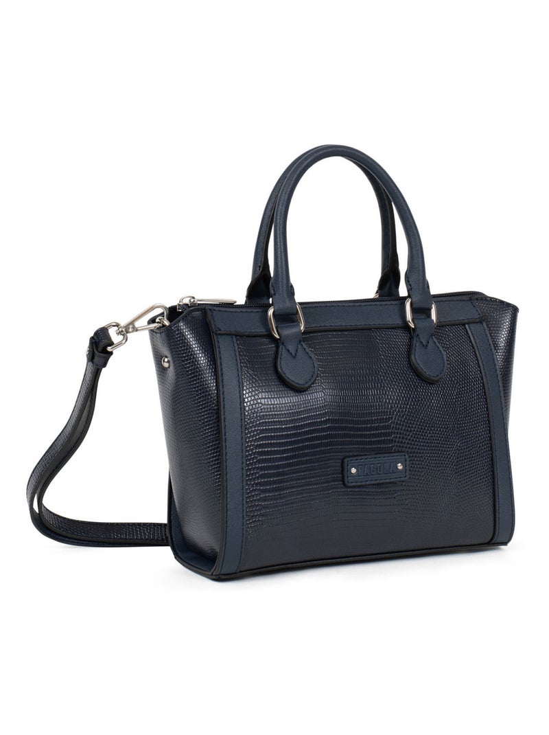 MARIA - Borsa a mano con 2 manici Blu marino - Kiabi