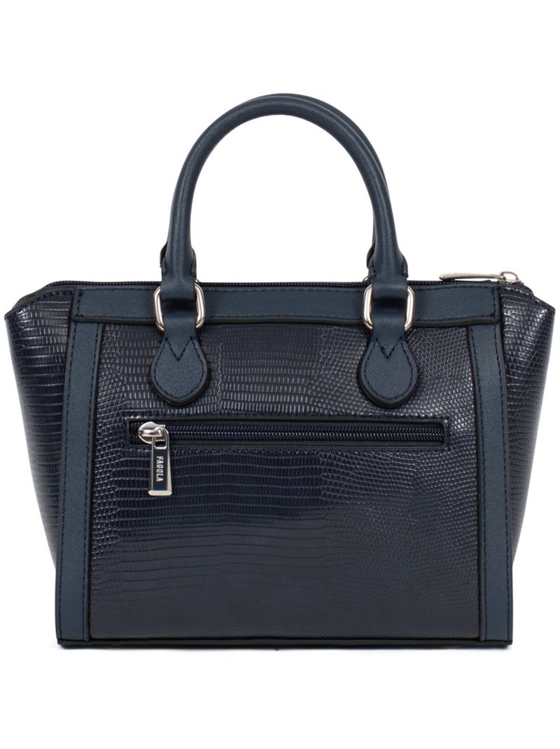 MARIA - Borsa a mano con 2 manici Blu marino - Kiabi