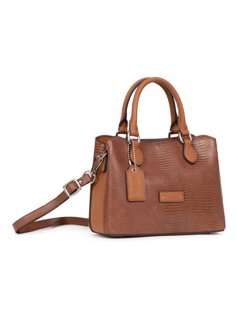 MARIA - Borsa a mano con 2 manici Cognac - Kiabi