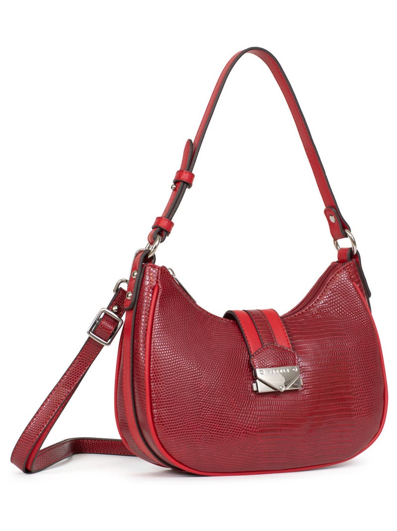 MARIA - Borsa a spalla con 1 manico Rosso carminio - Kiabi
