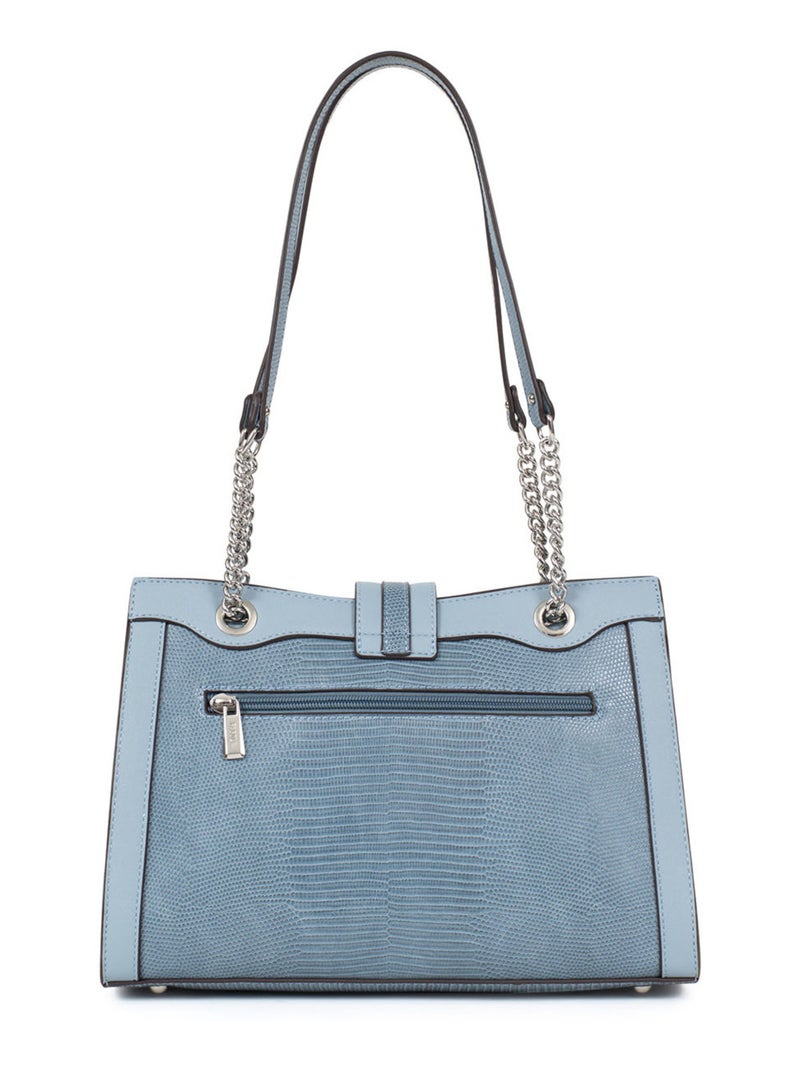 MARIA - Borsa a spalla con 2 manici Blu chiaro - Kiabi