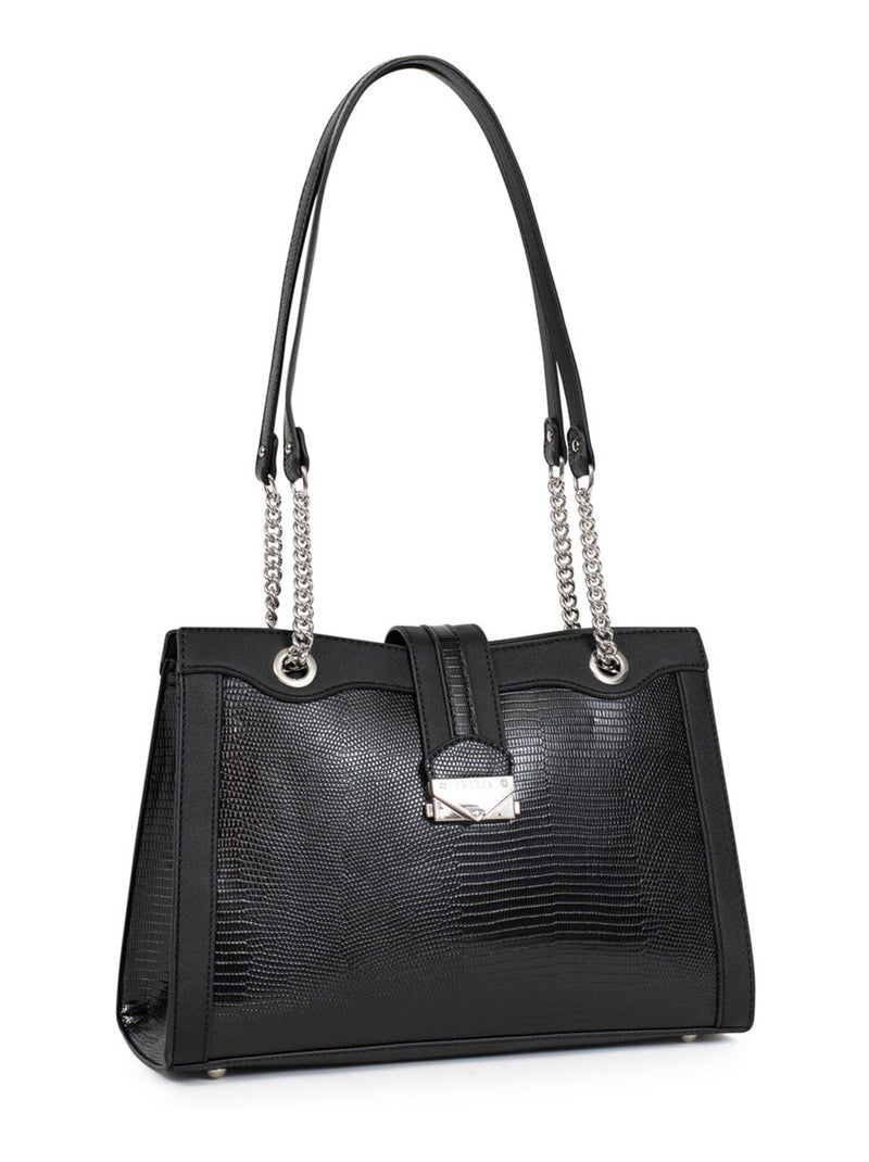 MARIA - Borsa a spalla con 2 manici Nero - Kiabi