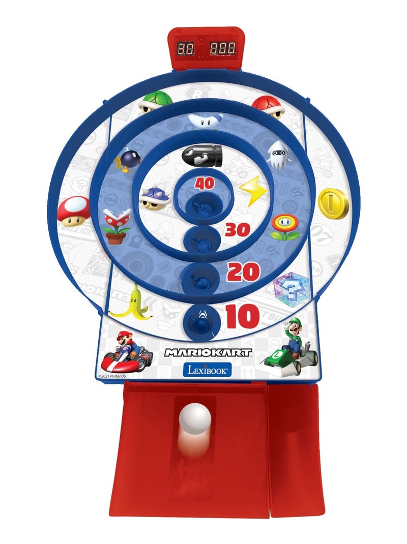 Mario Kart Tiro al bersaglio Gioco elettronico con schermo LCD e 2 palline Blu - Kiabi