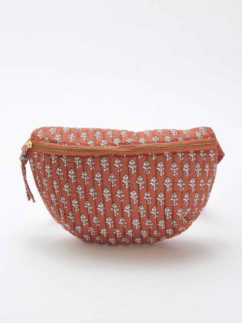 Marsupio con stampa fantasia Beige - Kiabi