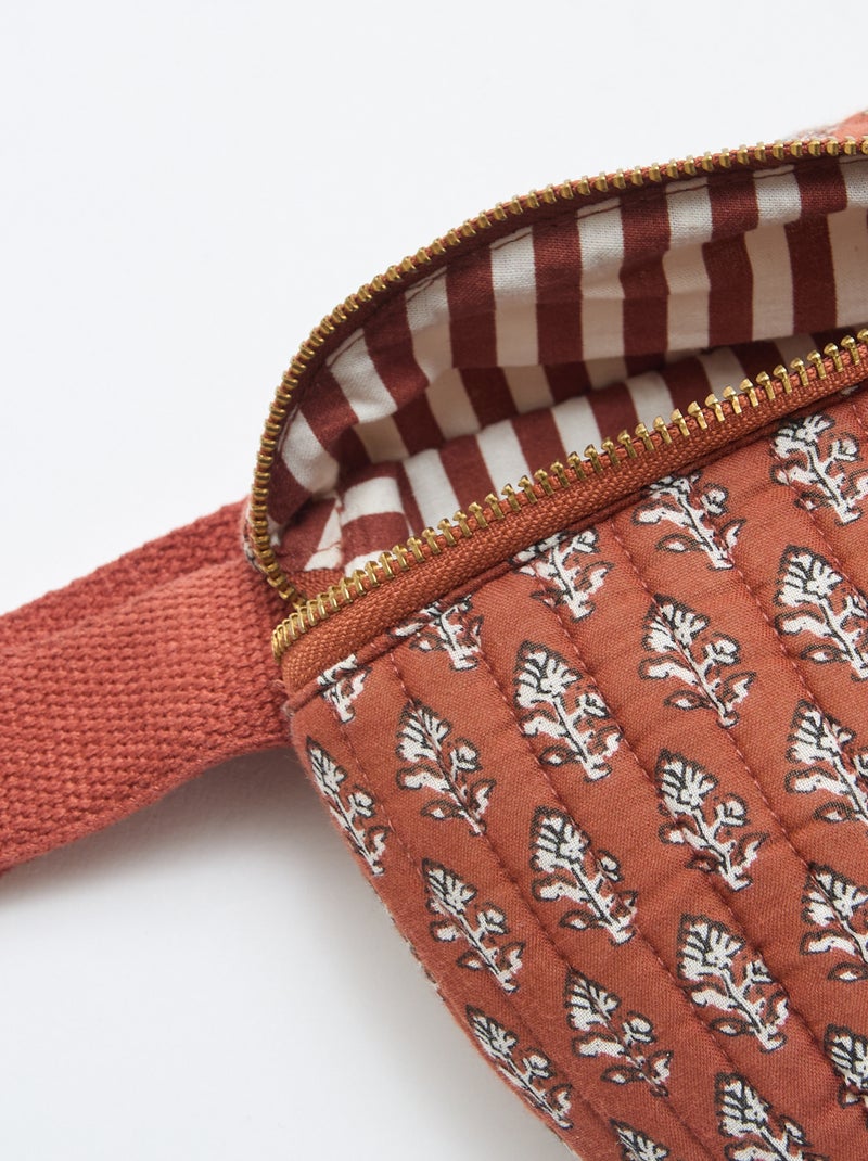 Marsupio con stampa fantasia Beige - Kiabi