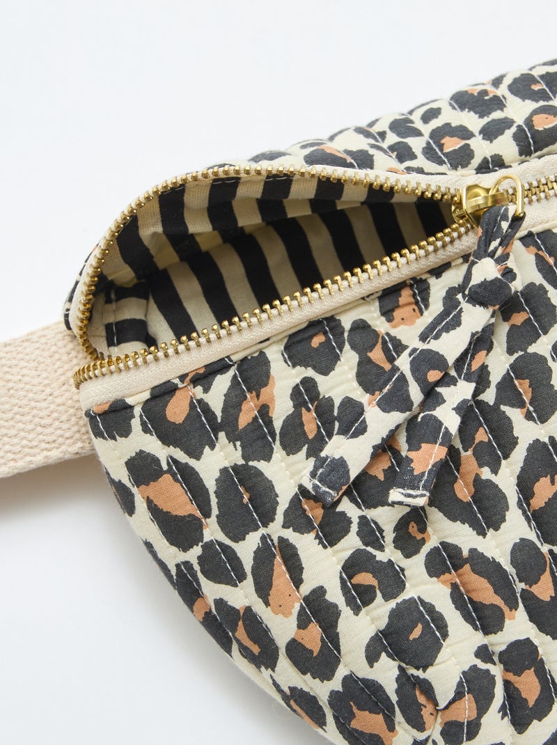 Marsupio con stampa fantasia Marrone - Kiabi