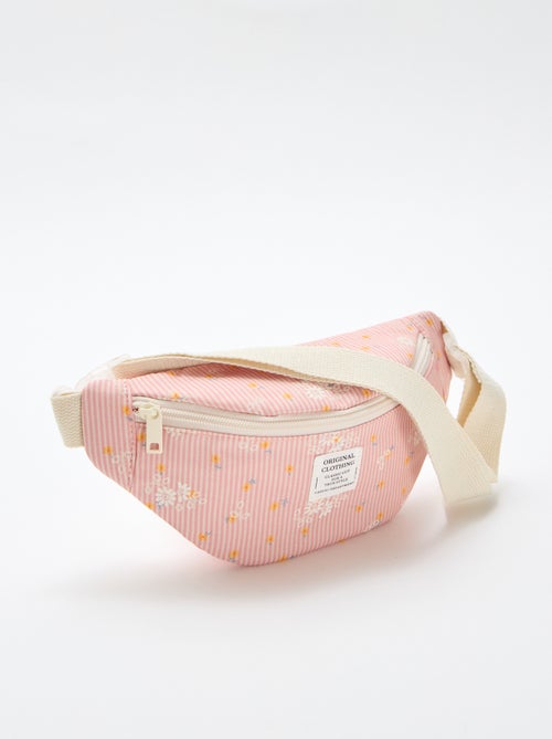 Marsupio con stampa floreale all-over in cotone - Kiabi