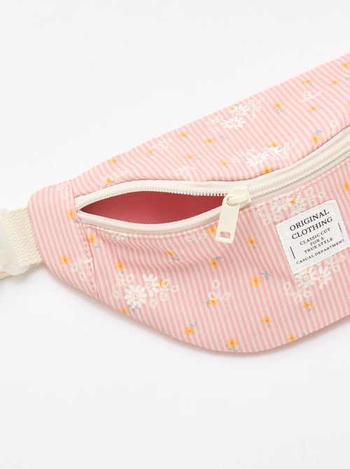 Marsupio con stampa floreale all-over in cotone - Kiabi