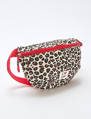 Marsupio con stampa leopardata 'Agathe Sorlet x Kiabi' - San Valentino