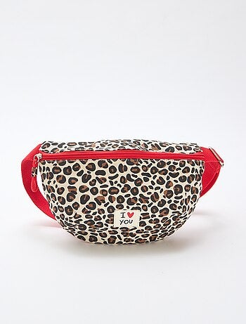 Marsupio con stampa leopardata 'Agathe Sorlet x Kiabi' - San Valentino