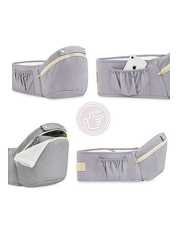 Marsupio ergonomico porta bebè 0–36 mesi regolabile – multifunzione 10 in 1