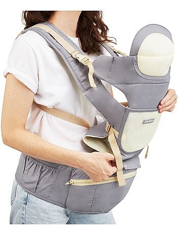 Marsupio ergonomico porta bebè 0–36 mesi regolabile – multifunzione 10 in 1