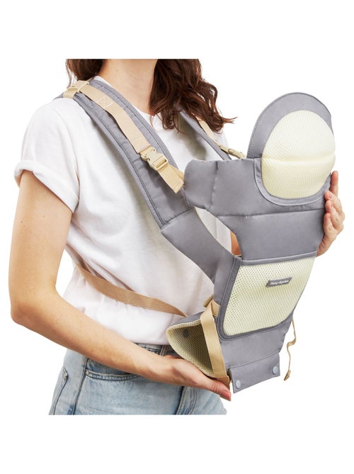 Marsupio ergonomico porta bebè 0–36 mesi regolabile – multifunzione 10 in 1 - Kiabi Marsupio ergonomico porta bebè 0–36 mesi regolabile – multifunzione 10 in 1 - Kiabi